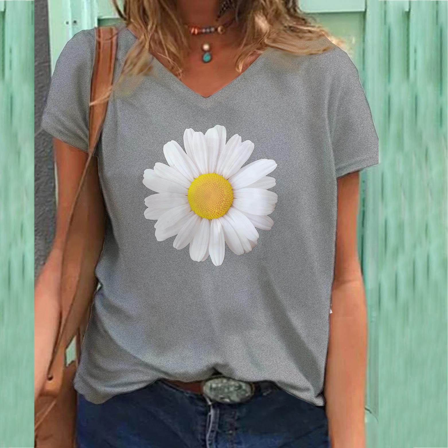 

Футболка с принтом «Бабочка-кошка» с 3D-принтом, женская футболка с короткими рукавами и V-образным вырезом с 3D-принтом 3XL