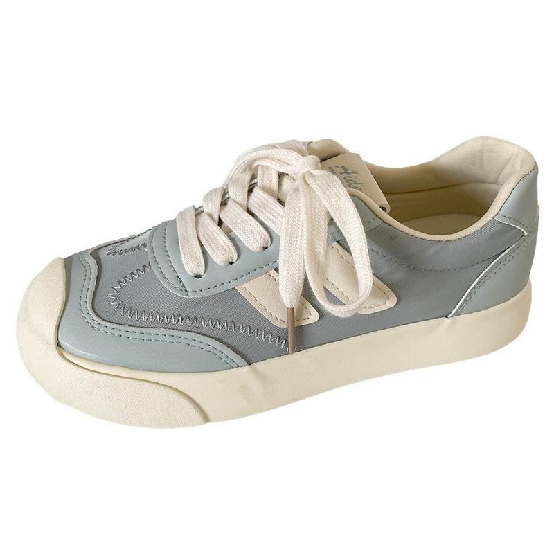 

TP382 латексная стелька/платформа белые туфли женские туфли 2024 новые летние дышащие тонкие популярные нишевые туфли для доски 35 синий