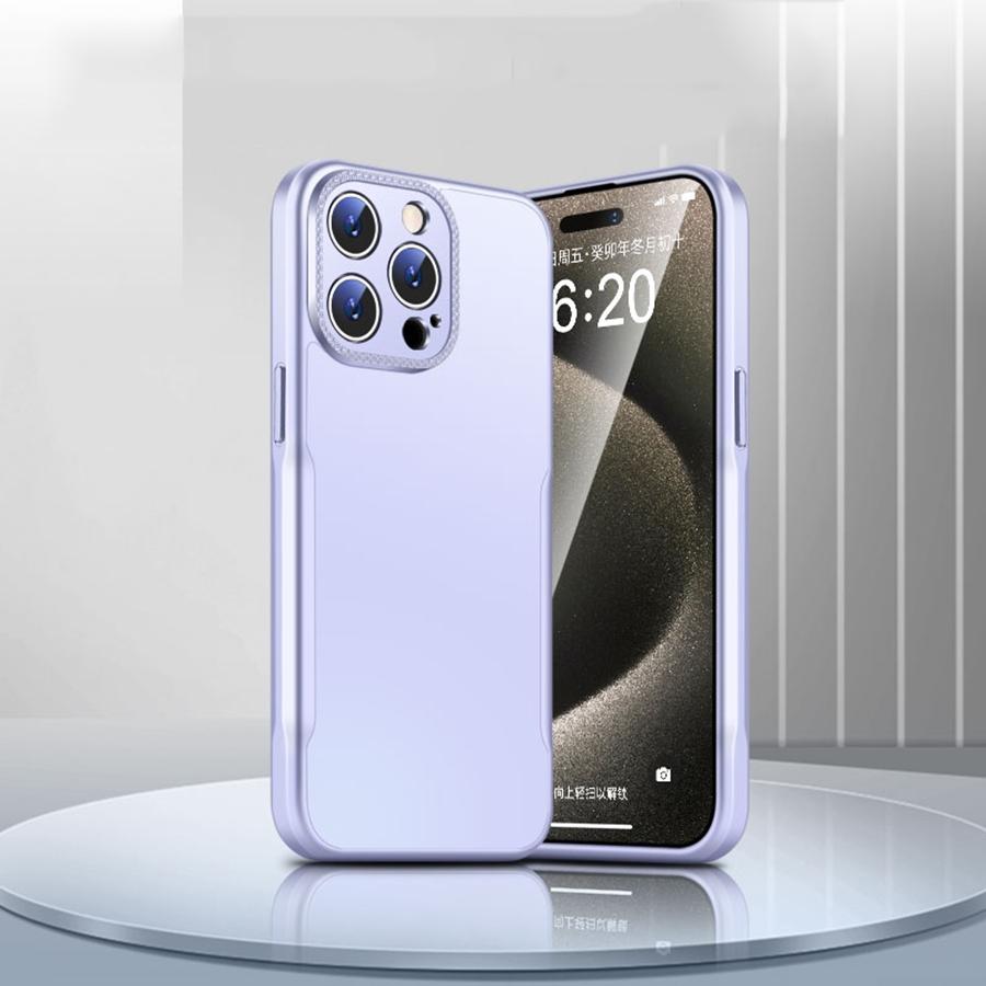 Ultra Thin Curved Edge Blade Frosted Phone Case for iPhone 16 15 14 13 12 11 Pro Max 16 Plus 15 Pro 14 Pro Max Small Waist Design Shockproof Cover