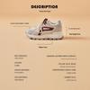 Genuine Leather 8CM Invisible Height Increasing Women's Retro Color Block Thick Sole Sports Shoes - Autumn 2025 Collection
