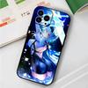 Eula Lawrence Genshin Impact Phone Case For IPhone 17 Air 16 15 14 13 Pro Max 11 12 Black Silicone Cover