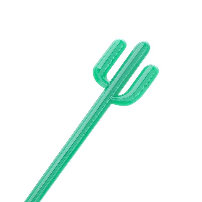 6 Stücke Kunststoff Cocktail Muddler Trinken Wein Decor Cocktail Swizzle Sticks Feigenkaktus Flamingo Wein Rührer Kaffee Puddler