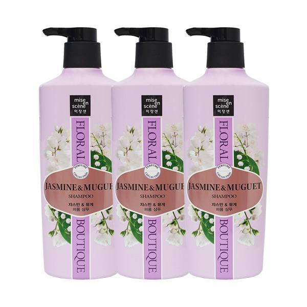 mise en scène Floral Boutique Perfume Shampoo Jasmine & Muguet 650ml x3