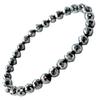 [GOLD STONE] Terahertz Stone Bracelet, 6mm Mirror Cut, High Purity, Power Stone, with Dedicated Box, Inner Diameter Approx. 16.5cm