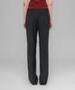 032Ssi (W) Office Attire Loose Cut Suit Trousers Black
