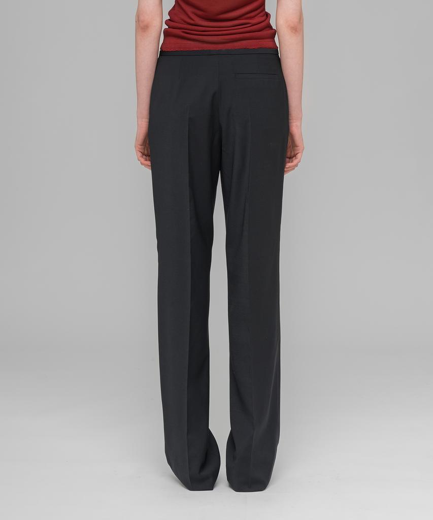 032Ssi (W) Office Attire Loose Cut Suit Trousers Black