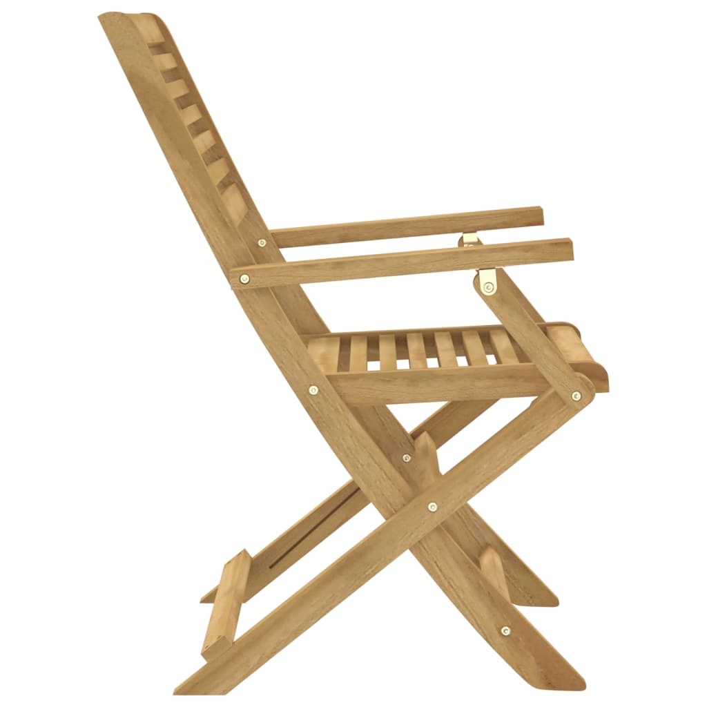 Vidaxl Składane Krzesła Ogrodowe, 4 Szt., 54,5X61,5X86,5 Cm, Akacja