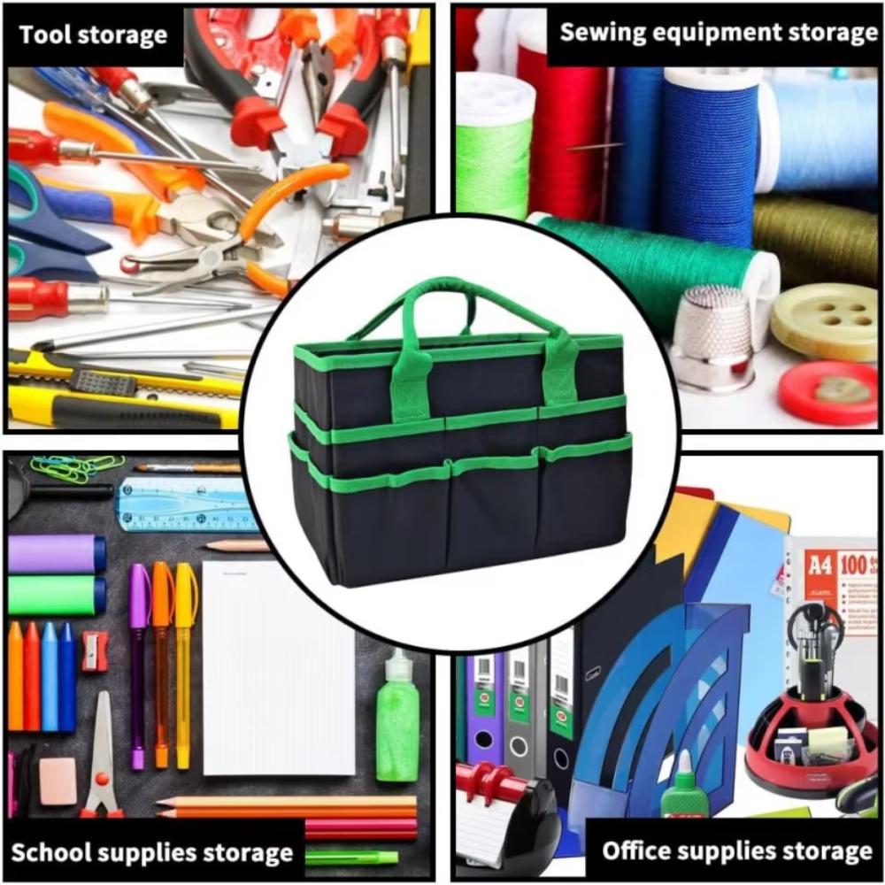 Oxford Multifunctional Partition Storage Bag Gardening and Trimming Tool Bag  Handmade Goods