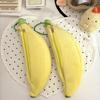 Print Banana Shape Pencil Case Desktop Storage Cloth Stationery Bag  Stationery Holder