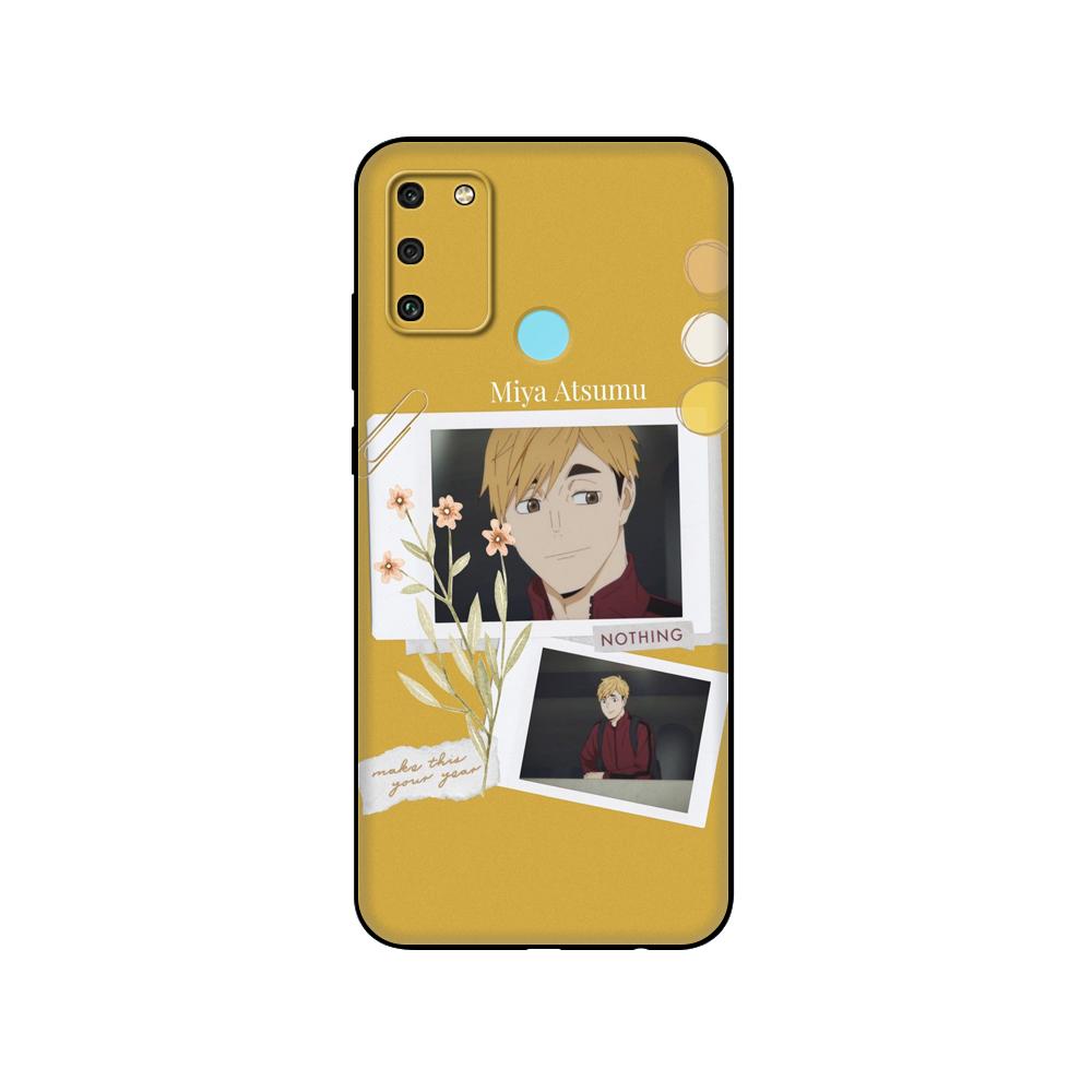 Black tpu Case For Huawei Honor 8a Prime 8s Prime 9 Lite honor 9A 9C 9X Premium 9x Pro 9S Case Cover  Miya Atsumu Haikyuu