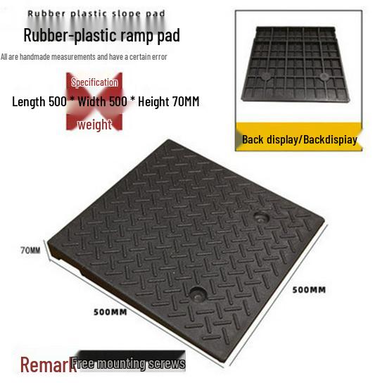 Rubber Speed Bump & Threshold Ramp for Home and Car