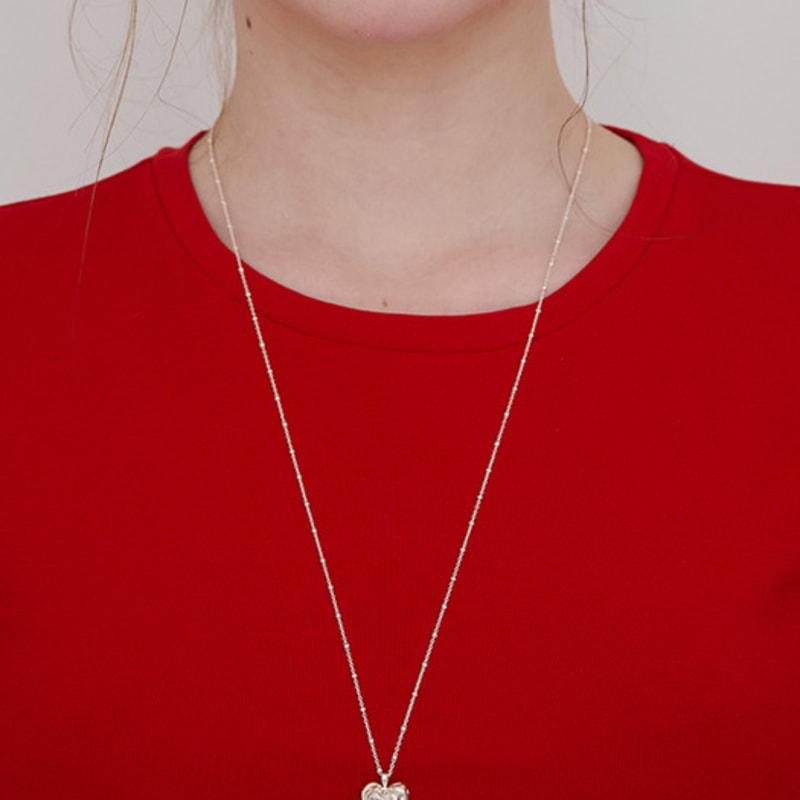 STILL INSTANT Rose with Dew - Necklace 08