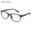 Eyewear Clear Lens Unisex with Blue Film Reading Glasses Flat Mirror Computer Eyeglasses Frames
