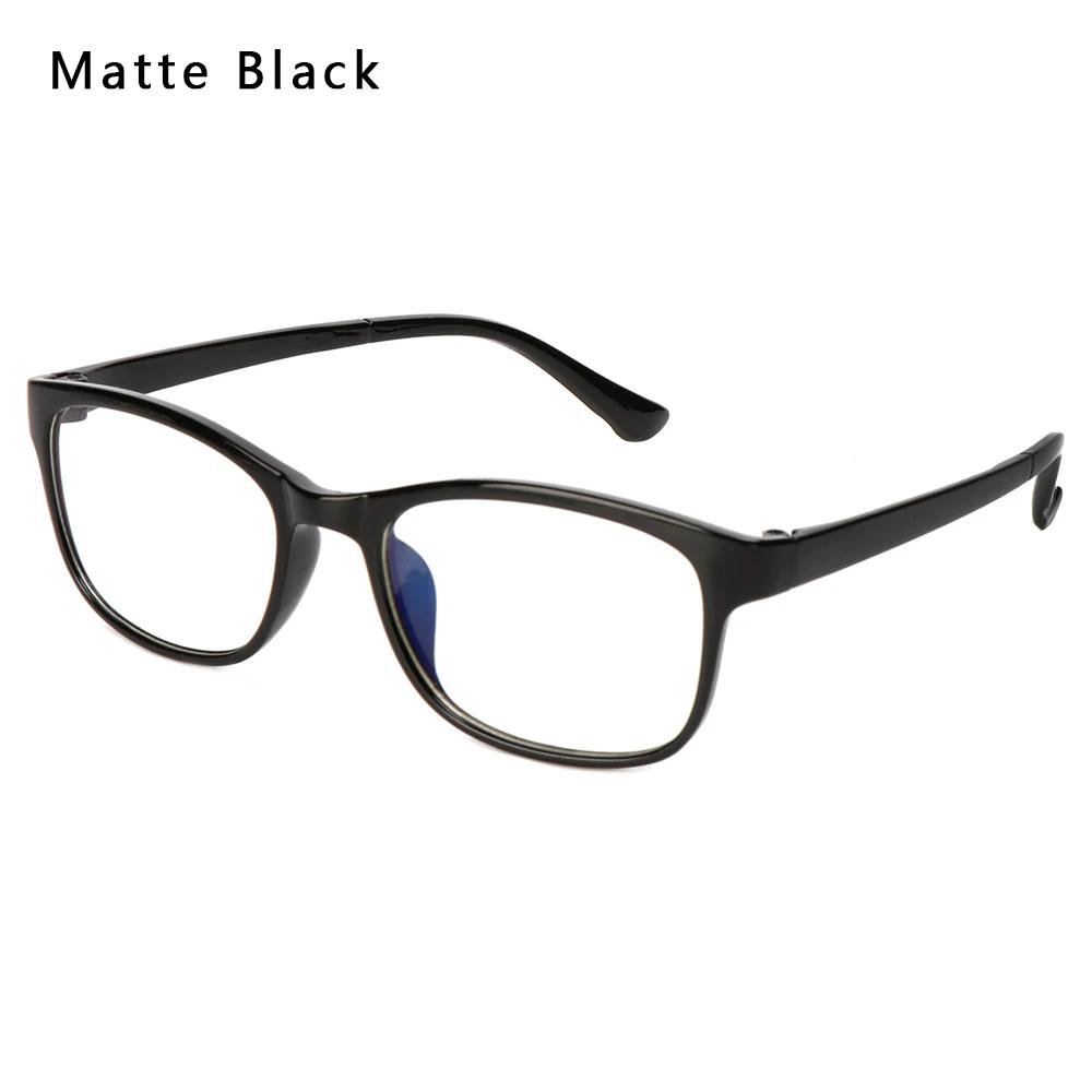 Eyewear Clear Lens Unisex with Blue Film Reading Glasses Flat Mirror Computer Eyeglasses Frames