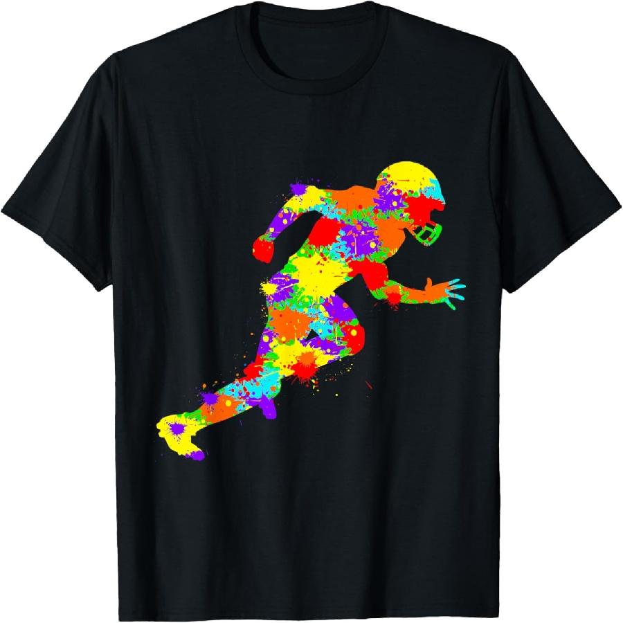 

Football American Football Boys Kids Men T-Shirt XXXXXL чорний