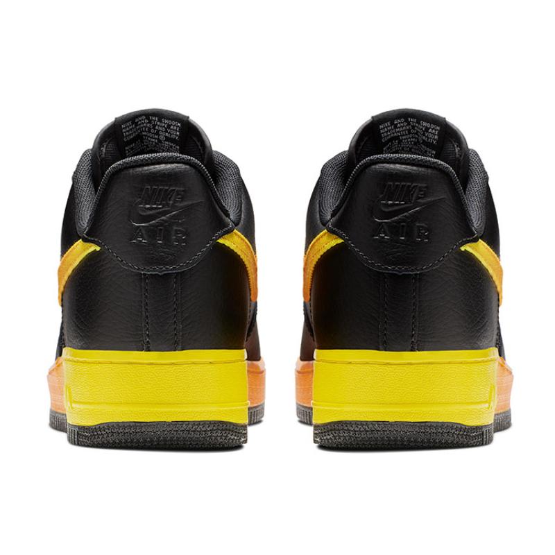 Nike Air Force 1 Low Schwarz Gelb Orange Sneaker CJ0524-001