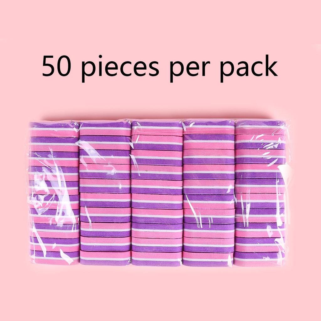 100er-Pack Mini Doppelseitige Nagelpolier- und Polierstäbchen
