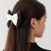 OVLA Romantic ivory ribbon hair pin_2type HP046