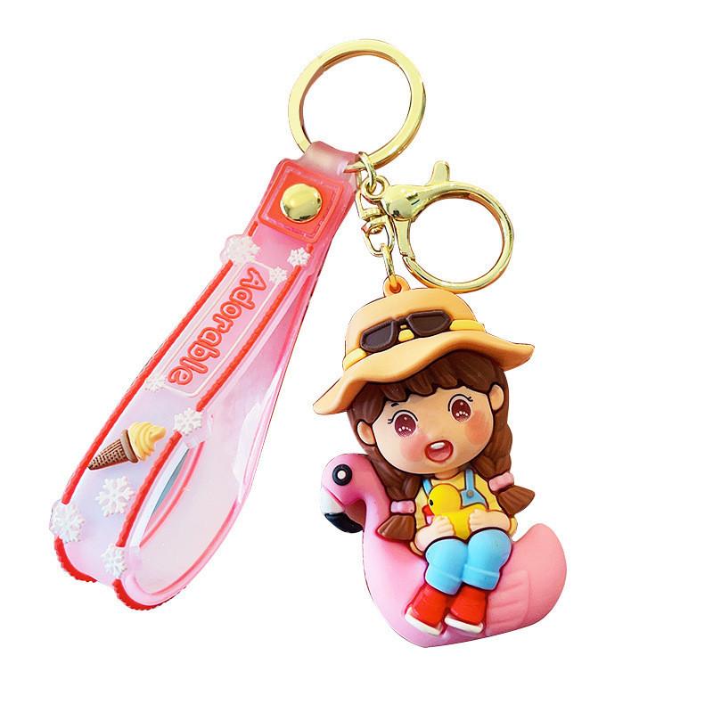 Adorable Cartoon Animal Keychain Accessory For Boys And Girls Perfect For Bags And Cars