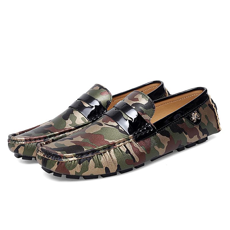 Dámské Pohodlné Baleríny Ležérní Nazouváky Pánské Mokasíny Loafers Řidičské Boty Unisex Větší Velikost Kamufláž Zlaté Stříbrné Boty