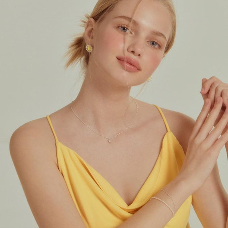 TATIANA (SET) Pearl and Silver Chain Bracelet SE0163