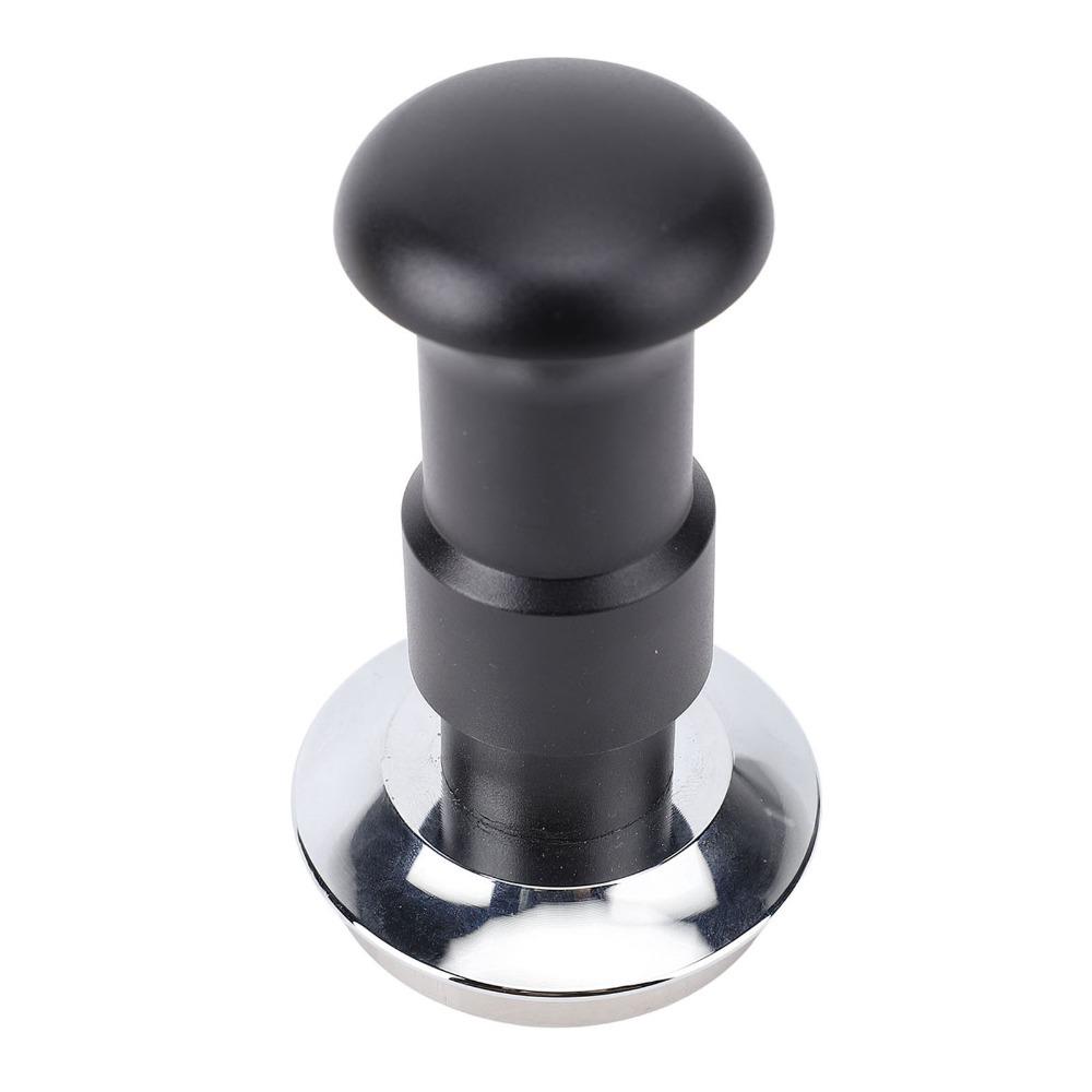 Stainless Steel Base Spring Loaded Tamper Spring Loaded Design Handheld Coffee Tamper For Home Use 51mm