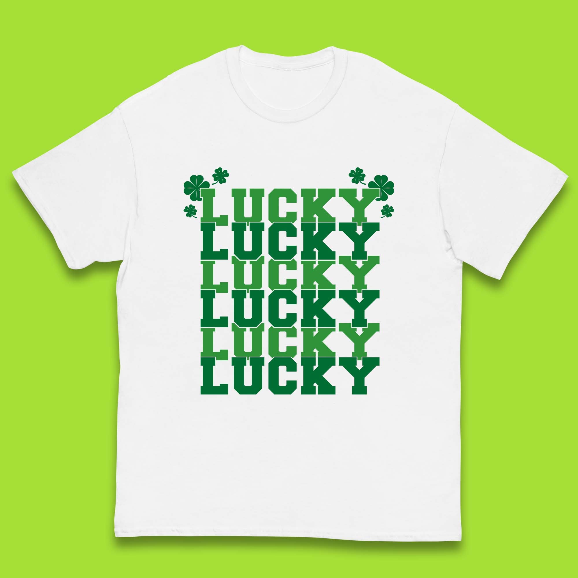 Lucky St Patrick s Day Kids T-Shirt 130
