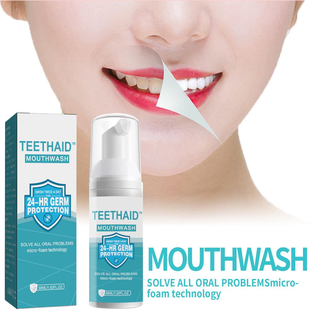 30ml Teeth Whitening Toothpaste Foam Natural Ingredients Baking For Cleaning Teeth And Improve Teeth Health