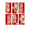 6Pcs/Set Paper 2026 Horse Year Red Envelope Traditional Spring Festival Envelope  Spring Festival
