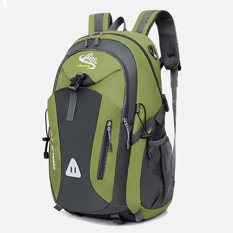 

Унисекс Дорожный рюкзак Рюкзак для альпинизма для женщин и мужчин Пеший туризм Кемпинг Багаж Рюкзаки Студенческая школьная сумка Сумки для компьютера 20-35L темно-зеленого