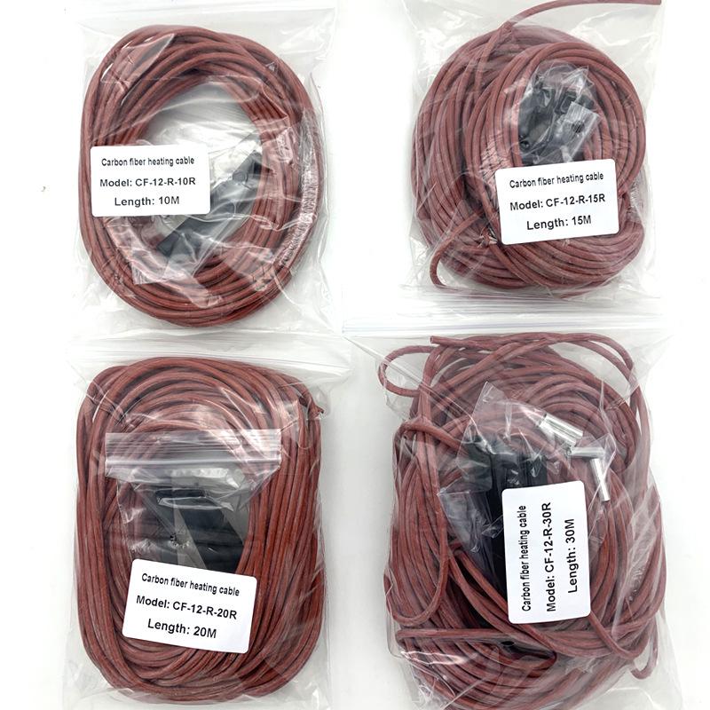 12K Multi-Spec Carbon Fiber Infrared Electric Heating Cable