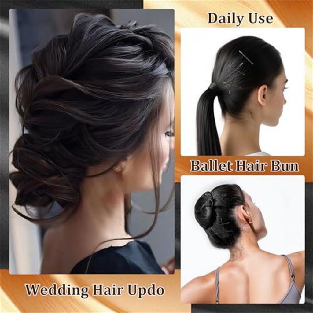 260 Pieces Dance Hair Accessories Kit Includes U Shaped Pins Bobby Pins Styling Tool for Ballet Bun and Competitions
