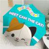 squishmallows Print Automatic Umbrella, 8 Rib Iron Frame, Plastic Handle, Suitable for Outdoor Travel &Daily , Ideal Gift