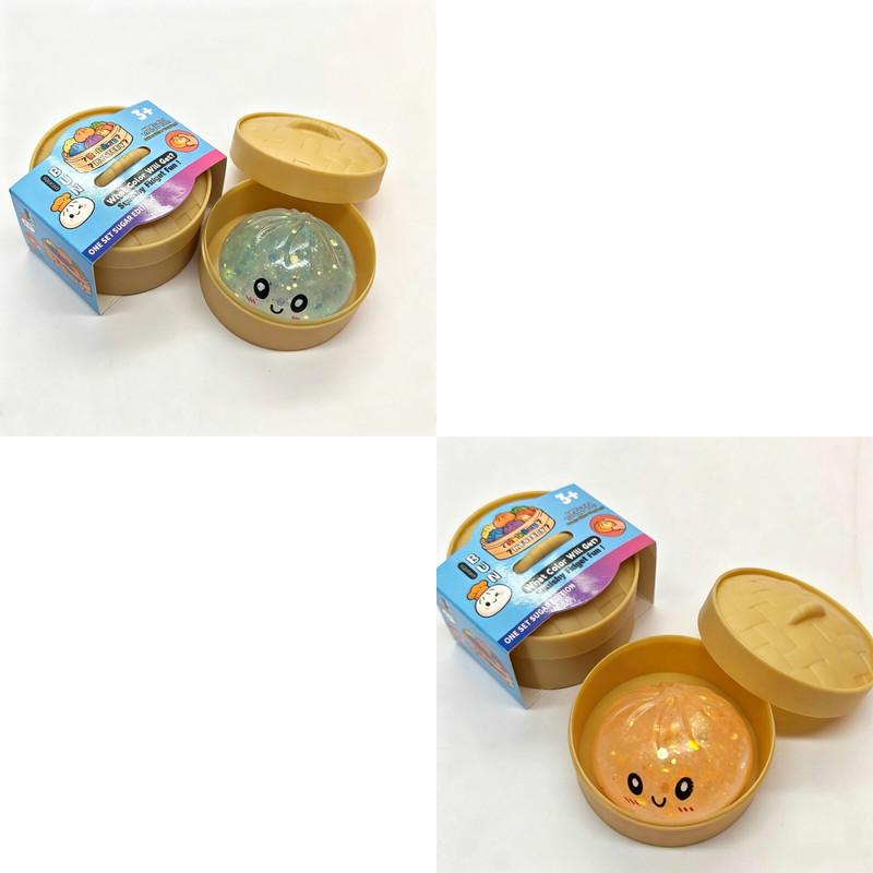Heißer Glitzer Knödel Quetschspielzeug Squishy Malzose Serie mit Box Fidget Spielzeug Knödel Sensorisch zur Stressbewältigung Langsamer Rückprall Kreatives Geschenk
