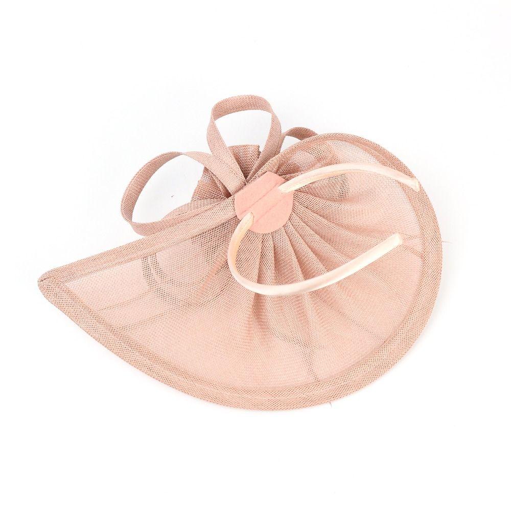 Nouveau chapeau bibi de mariage en plumes, pince à cheveux pour fête de thé, bandeau en maille