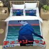 3D Print Fashion Anime Chainsaw Man Bedding Set Boys Girls Twin Queen King Size Duvet Cover Pillowcase Bed Boys Adult Bedroom
