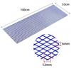 40x13" Car Grill Mesh 6x12mm Grids Auto Grille ert Bumper Grille Net Aluminum