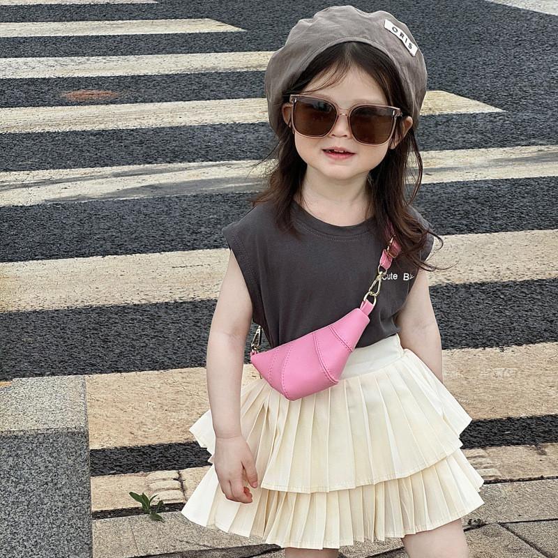 Trendy Korean Style Unisex Kids Shoulder Bag In Creative Horn Shape For Children