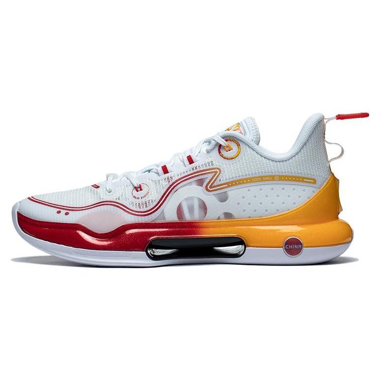 Li-Ning Yushuai Evolution Low White Red Yellow Men s ABAS161-7 EU 44⅓