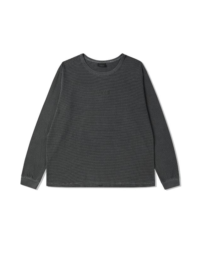 Baekssi Washed Longsleeve T-Shirt_Grey Free