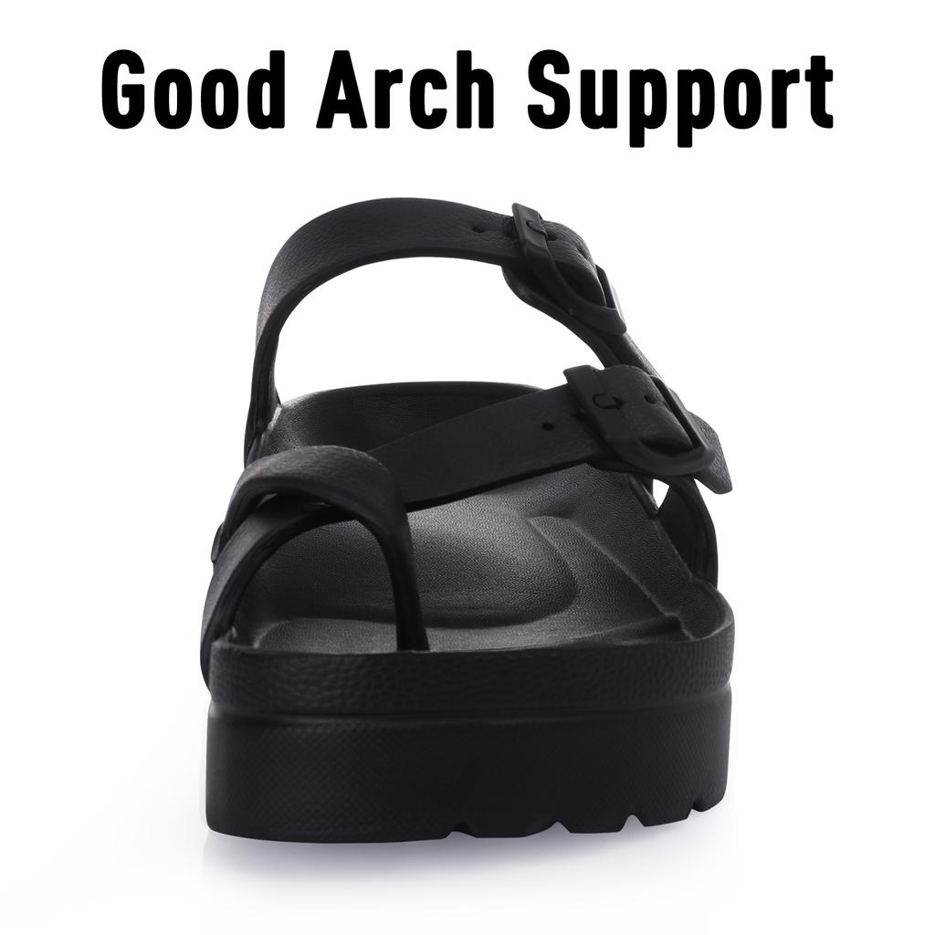 Fashion KIDMI Womens Platform Sandals with Arch Support Women Sandals Outdoor Light Beach Sandal Woman Comfort Ultra Cushion EVA Slides