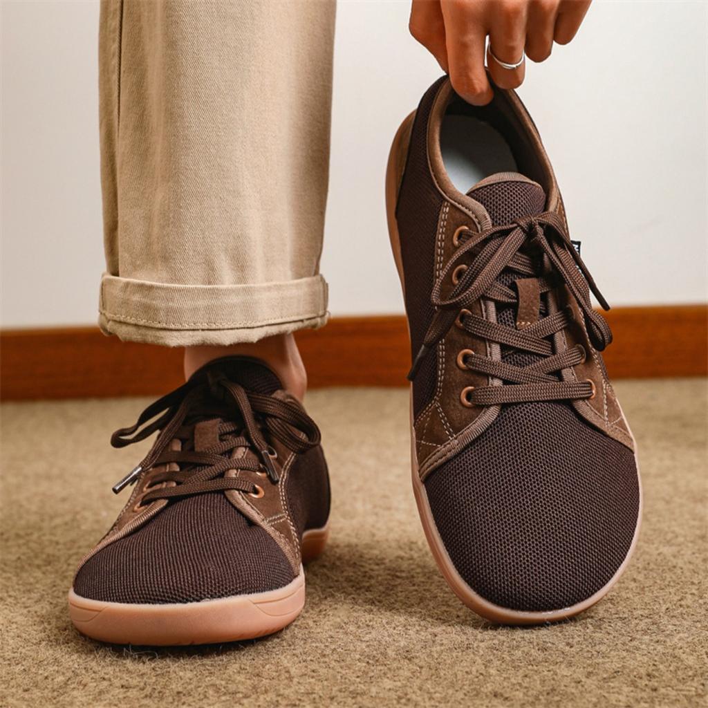 Men's, Lightweight, Athletic Shoes, Breathable Shoes, Lace Up Shoes, Low Cut Shoes, Walking Shoes, Casual Shoes, Round Toe Shoes