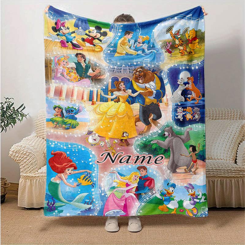 Custom 1pc Undersea Mermaid Adventure Blanket, Soft And Comfortable Blanket, Casual Warm, Camping Travel Blanket, Birthday Gift Q910198