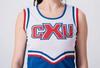[Anfang] Miniskirt Cheerleader Cosplay Costume (Blue, XXXL)