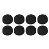8pcs Doorbell Button Replacement Silicone Responsive Video Doorbell Buttons with 4 Screws for Doorbell Pro Black
