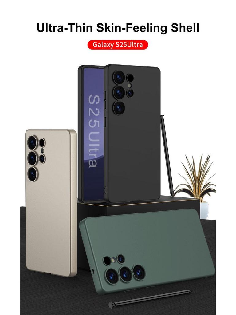 Samsung S25 Ultra Silicone Soft TPU Anti-drop Thin Phone Case with Precise Cutouts