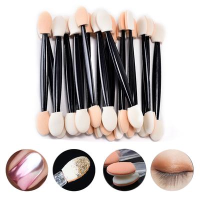 1/5/10/30 ks štětce na prášek na nehty Houba oboustranný aplikátor Zrcadlo Chrome Pigment Snadná houbička Stick Kosmetický make-up nástroj