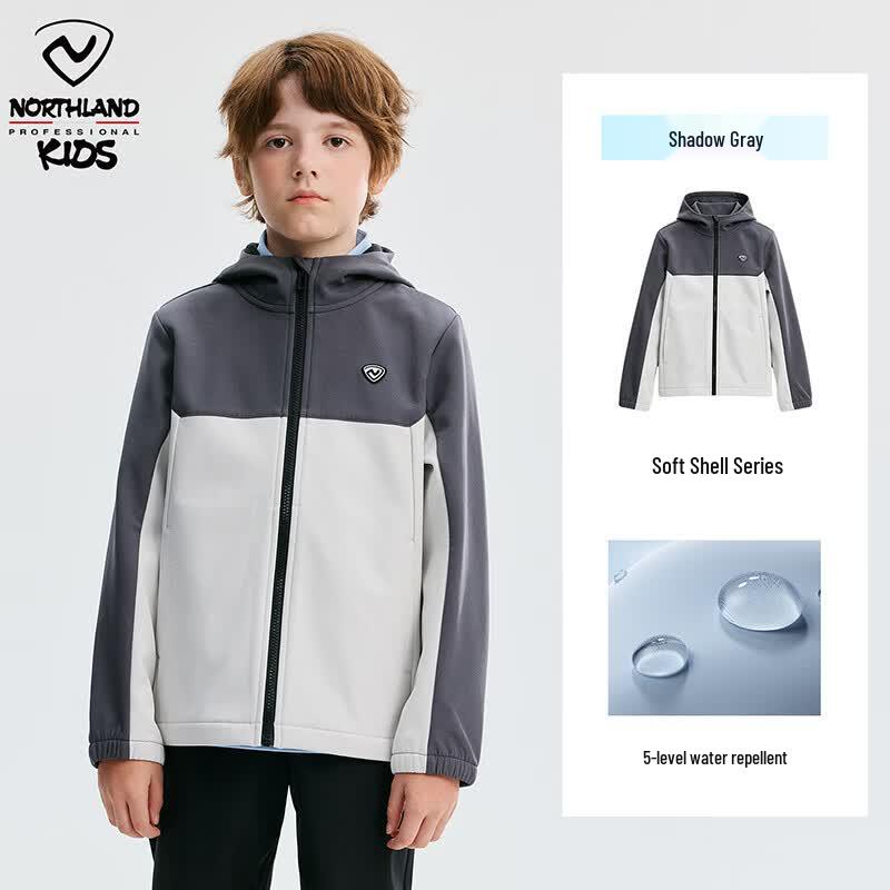 NORTHLAND Kids' Windproof & Abrasion-Resistant Softshell Jacket
