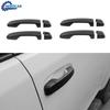 For 4Runner 2010-24 MATTE BLACK Exterior Door Handle Bezel Cover Trim Decor Kit