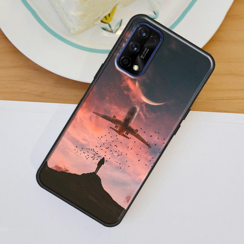 airplane Travel  Flying For OnePlus 11 10 Pro 10T Nord 3 2T CE 2 Lite Realme C55 C35 C33 C31 C30 C21Y GT Neo 5 Case